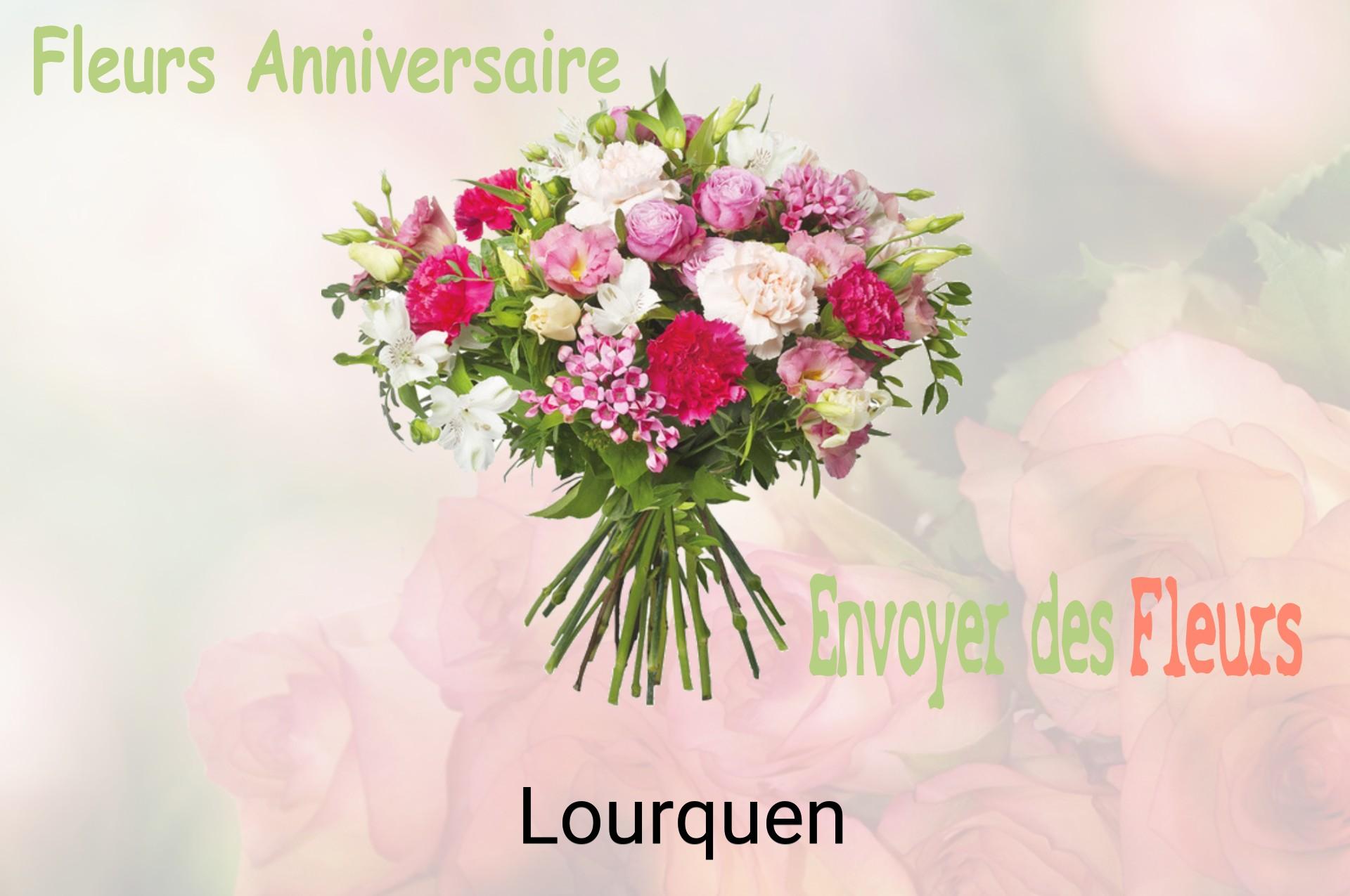 Bouquet de fleurs d’anniversaire livré à Lourquen